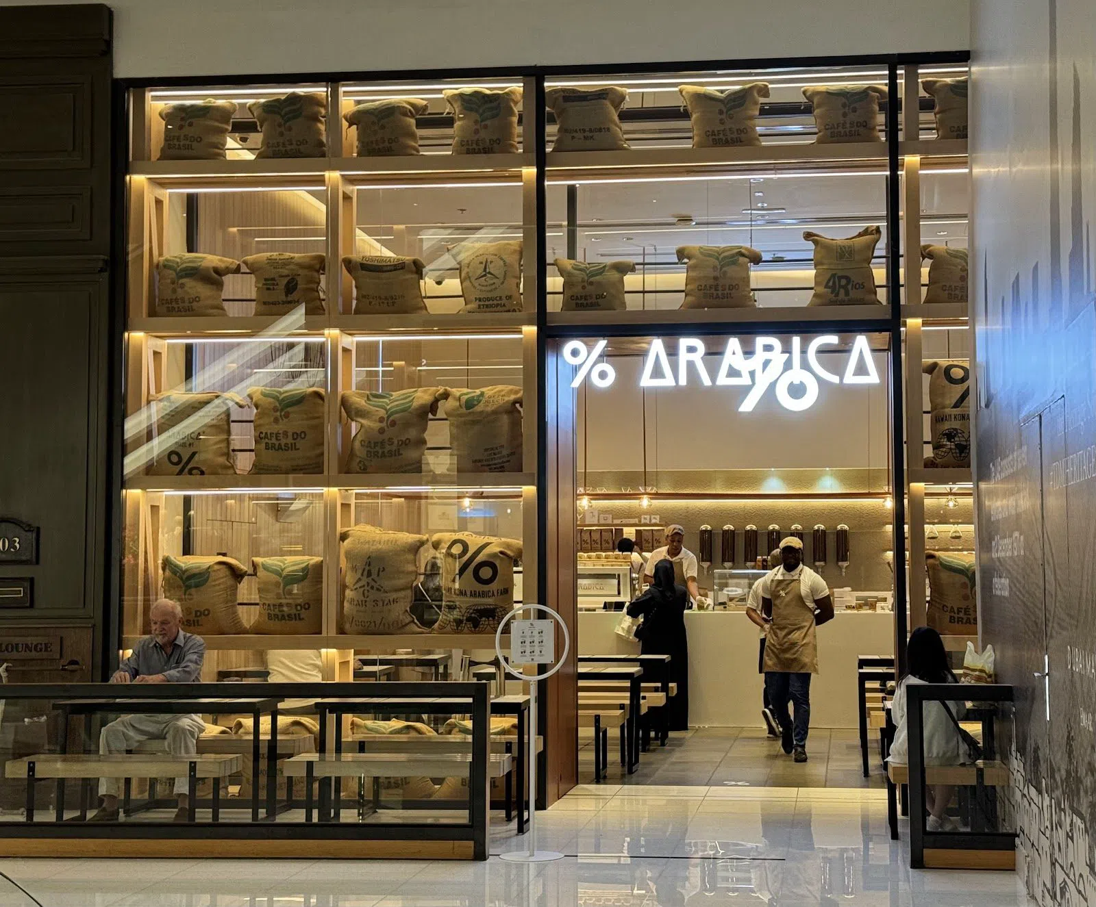 % Arabica, The Dubai Mall Fountain Views, Dubai